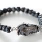 Agate Collection - Silver Smoky Bracelet