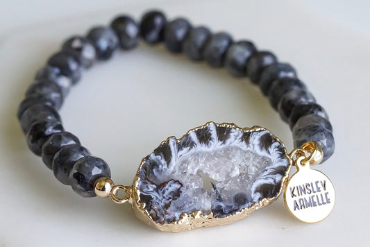 Agate Collection - Smoky Bracelet