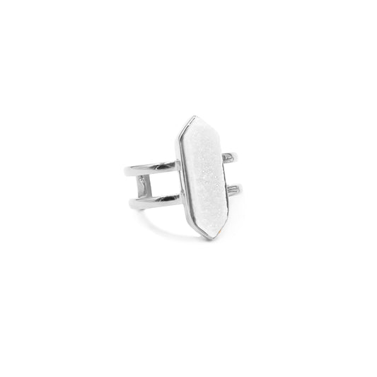 Bangle Collection - Silver Parvus Quartz Ring