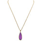 Druzy Collection - Royal Quartz Drop Necklace