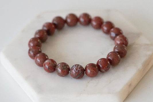 Orbit Collection - Jasper Bracelet 10mm