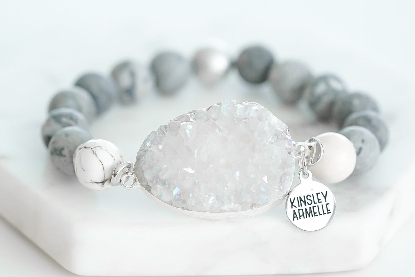 Stone Collection - Silver Dusk Bracelet