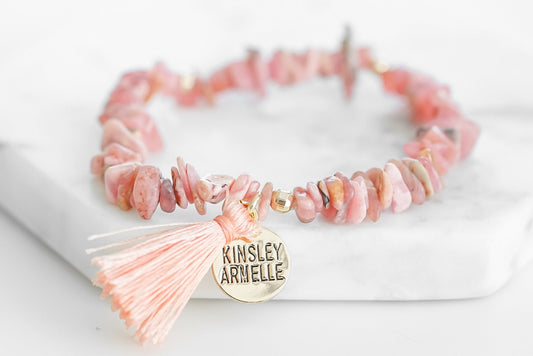 Tassel Collection - Coral Bracelet